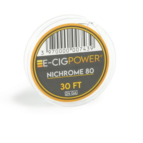 Bobine de fil Ni80 de E-Cig Power, fil Ni80 24, 26 ou 28 gauges | Cigusto | Cigusto | Cigarette electronique, Eliquide