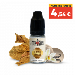 E liquide Classic Vanille 10ml - Cirkus Authentic | Cigusto | Cigarette electronique, Eliquide