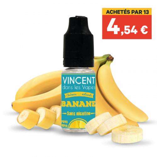 Banane VDLV  6 mg Fruité 60/40 France 6 mg | Cigusto | Cigarette electronique, Eliquide