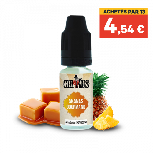 E liquide Ananas Gourmand CIRKUS VDLV | Cigusto | Cigarette electronique, Eliquide