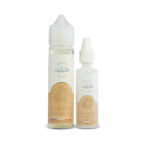 E liquide 60 ml La Pause Noisette Petit Nuage| Cigusto  | Cigusto | Cigarette electronique, Eliquide