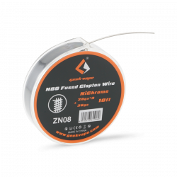 Fil resistif N80 28ga+36ga Fused Clapton Wire Geekvape | Cigusto | Cigarette electronique, Eliquide