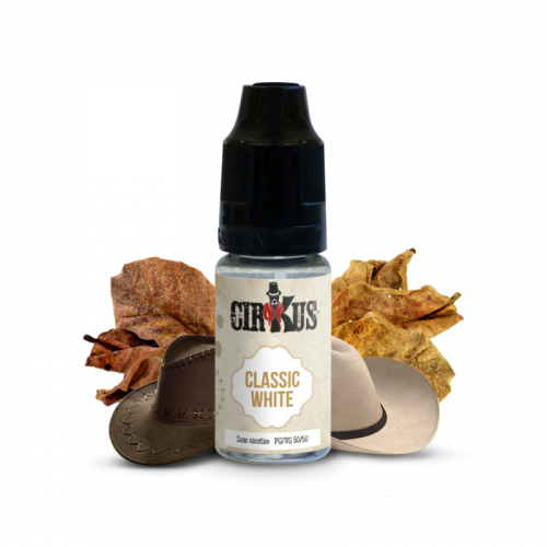 E liquide Classic White 10ml - Cirkus Authentic | Cigusto | Cigarette electronique, Eliquide