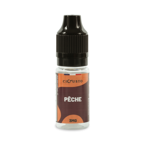 E liquide Peche 10 ml - Cigusto Classic 4 taux de nicotine | Cigusto | Cigarette electronique, Eliquide