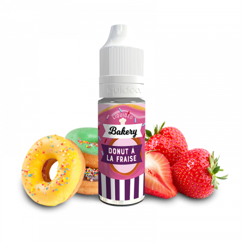 E Liquide Donut Fraise Tentation 10 ML Liquideo | Cigusto | Cigarette electronique, Eliquide