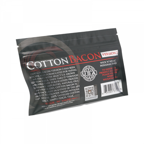 Coton Baccon V2.0 de Wick'n'Vape pour atomiseur reconstructible | Cigusto | Cigarette electronique, Eliquide