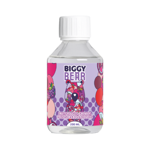 E Liquide FRUITS ROUGES GRENADE FRAISES DES BOIS ACIDULEES 200ml Biggy Bear | Cigusto | Cigarette electronique, Eliquide