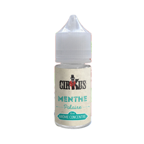 Concentré MENTHE POLAIRE 30 ml de Cirkus Authentic de VDLV à Cigusto | Cigusto | Cigarette electronique, Eliquide