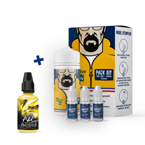 Pack DIY Pheonix Sweet 230 ml 50/50 - Doctor DIY| Cigusto | Cigusto | Cigarette electronique, Eliquide