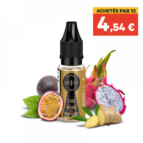 E liquide France Brumes des Tropiques 10ml - CURIEUX | Cigusto | Cigarette electronique, Eliquide