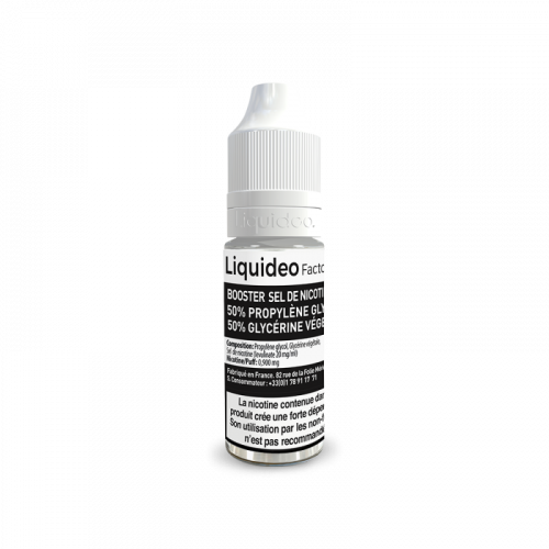 Booster sel de nicotine 10ml 20mg/ml  Liquideo | Cigusto | Cigarette electronique, Eliquide