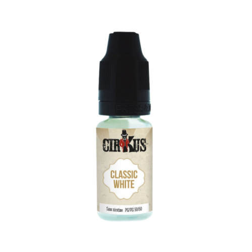 E liquide Classic White 10ml - Cirkus Authentic | Cigusto | Cigarette electronique, Eliquide