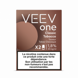 Cartouches pour Pod Veev One - 1,8% - Classic tabac | Cigusto | Cigarette electronique, Eliquide