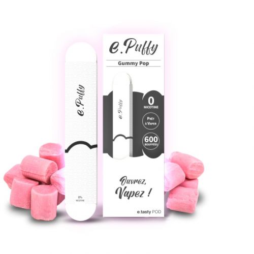 Cigarette electronique jetable e.Puffy Gummy Pop Etasty | Cigusto | Cigarette electronique, Eliquide