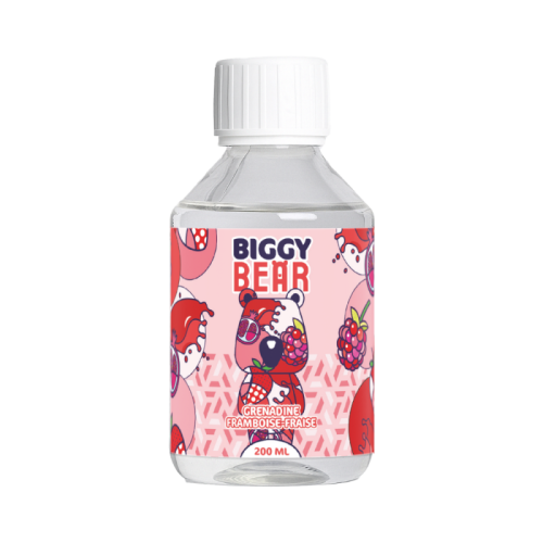 E Liquide GRENADINE FRAMBOISE FRAISE en 200 ml de Biggy Bear | Cigusto | Cigarette electronique, Eliquide