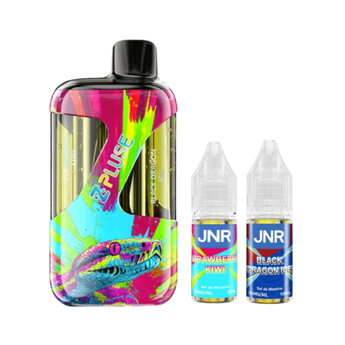 PR Puff Zpluse 42K Strawberry Kiwi + Black Dragon Ice - JNR | Cigusto | Cigarette electronique, Eliquide