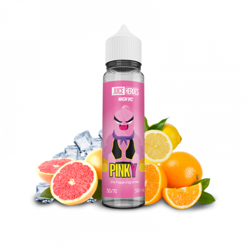 E Liquide Pinky Juice Heroes 50 ML Liquideo Nicotine 0g | Cigusto | Cigarette electronique, Eliquide