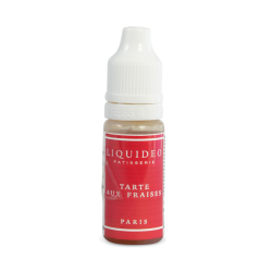 E Liquide TARTE AUX FRAISES  10 ml - Liquideo