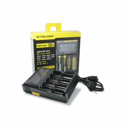 Chargeur accu Digicharger Nitecore D4 Noir | Cigusto | Cigarette electronique, Eliquide