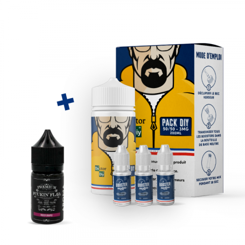 Pack DIY Freezy Grapes 230 ml 50/50 - Doctor DIY | Cigusto | Cigarette electronique, Eliquide