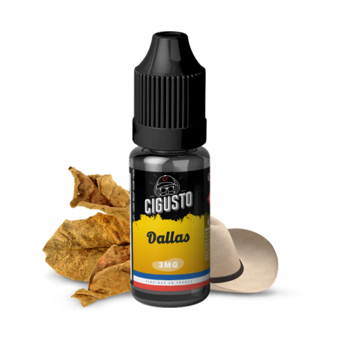 E liquide Dallas 10 ml - Cigusto Classic 5 taux de nicotine | Cigusto | Cigarette electronique, Eliquide
