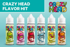 Les eliquides Crazy Head : des saveurs à vous en faire perdre la tête!