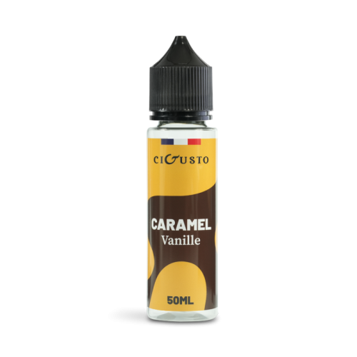 Eliquide France Caramel Vanille 50 ml Cigusto | Ecigarette | Cigusto | Cigarette electronique, Eliquide