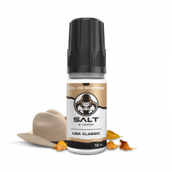 E Liquide USA CLASSIC SALT E-VAPOR 10 ml - French Liquide