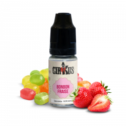 E liquide Bonbon Fraise CIRKUS 10ml - VDLV | Cigusto | Cigarette electronique, Eliquide