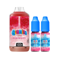 Pod BIG PUFF Fraise Fruit du Dragon - GRANITA