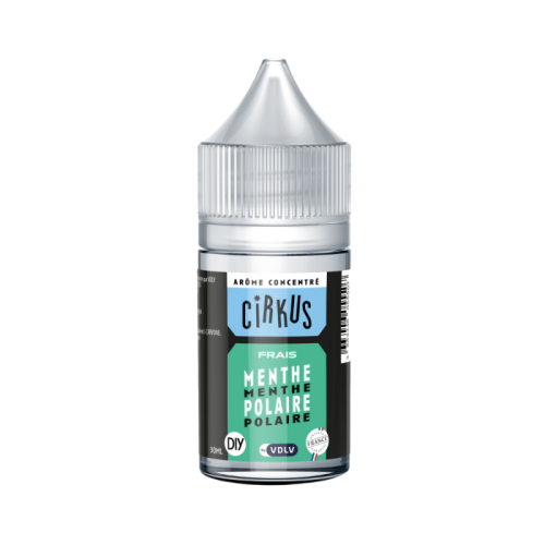 Concentré MENTHE POLAIRE 30 ml de Cirkus Authentic de VDLV à Cigusto | Cigusto | Cigarette electronique, Eliquide