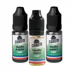 Pack eliquide Mentholé SDN - Cigusto 