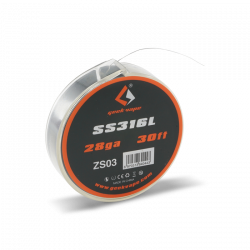 Bobine de fil SS316L de Geekvape, fil SS316L 24, 26 ou 28 gauges | Cigusto | Cigusto | Cigarette electronique, Eliquide