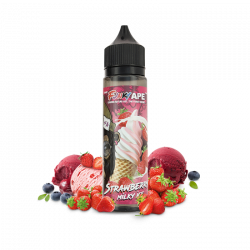 E liquide Strawberry Milky 50 ml FUNKY APE Nicotine 0mg | Cigusto | Cigarette electronique, Eliquide