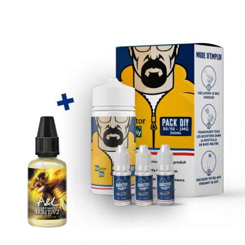 Pack DIY Ifrit V2 Sweet 230 ml 50/50  - Doctor DIY | Cigusto | Cigarette electronique, Eliquide