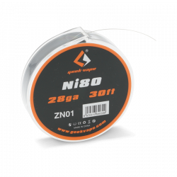 Bobine fil Ni80 Clapton de Geekvape - 3 dimensions de gauge | Cigusto | Cigarette electronique, Eliquide