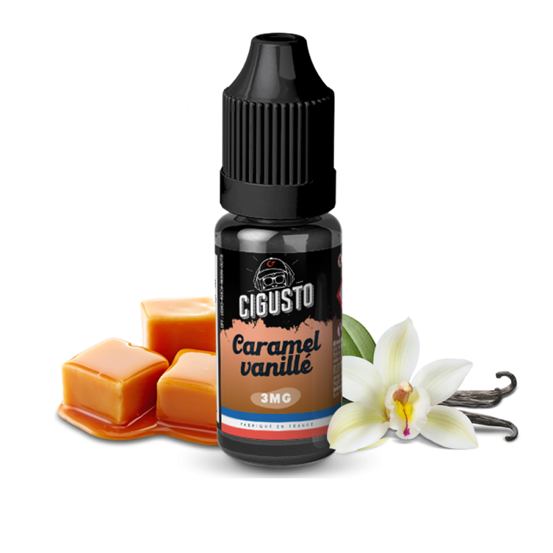 E-liquide Caramel tabac  Liquide pas cher pour e-cigarette Carambar