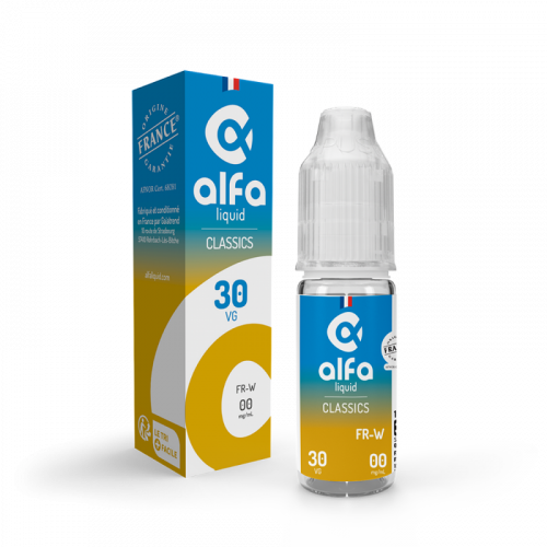 E Liquide FR-W 70/30 10 ml Alfaliquid Cigarette electronique | Cigusto | Cigarette electronique, Eliquide