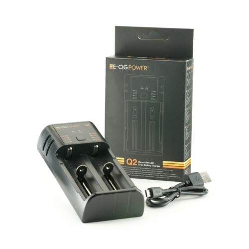 Chargeur Samsung Q2 E-Cig Power, chargeur Samsung Q2 pour 2 accus | Cigusto | Cigusto | Cigarette electronique, Eliquide