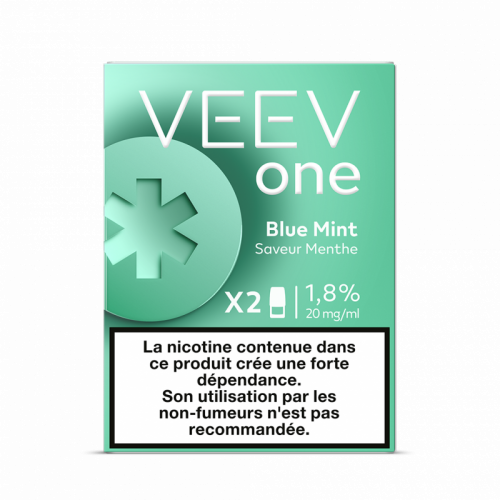 Cartouche pré remplie eliquide Veev One Blue Mint 20 mg | Cigusto | Cigarette electronique, Eliquide
