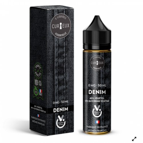 E Liquide DENIM 50 ml - Curieux | Cigusto | Cigarette electronique, Eliquide