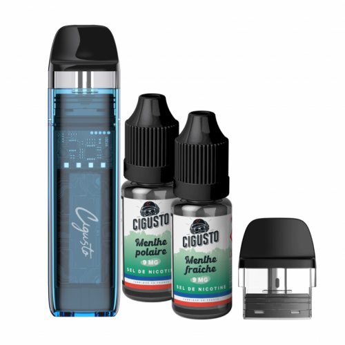 Pack Ecigarette Limpid Cigusto Dovpo Mentholé | Cigusto | Cigarette electronique, Eliquide