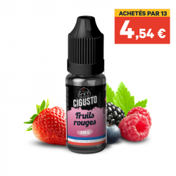 E liquide Fruits Rouges 10 ml - Cigusto Classic 4 taux de nicotine | Cigusto | Cigarette electronique, Eliquide