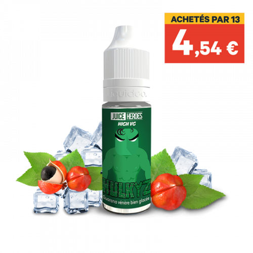E Liquide Hulkyz Juice Heroes 10 ML Liquideo 4 taux de nicotine | Cigusto | Cigarette electronique, Eliquide