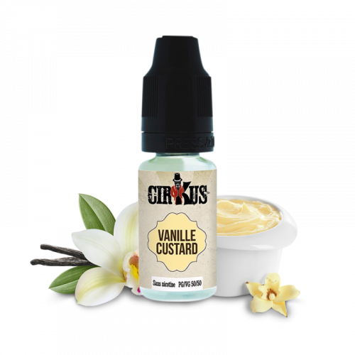 E liquide Vanille Custard CIRKUS VDLV | Cigusto | Cigarette electronique, Eliquide