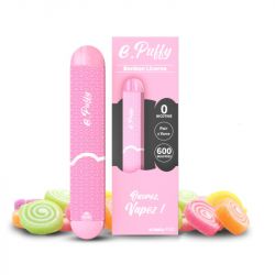 Cigarette electronique jetable e.Puffy Bonbon Licorne Etasty | Cigusto | Cigarette electronique, Eliquide