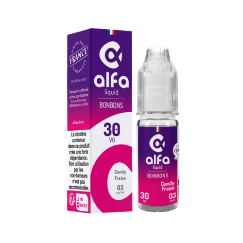 E Liquide Candy Fraise 10 ml gamme Bonbons de Alfaliquid | Cigusto | Cigarette electronique, Eliquide
