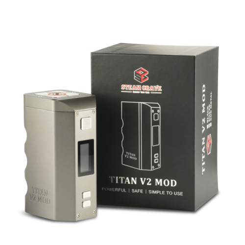 Box Mod Titan V2, cigarette électronique 4 accus de Steam Crave | Cigusto | Cigarette electronique, Eliquide
