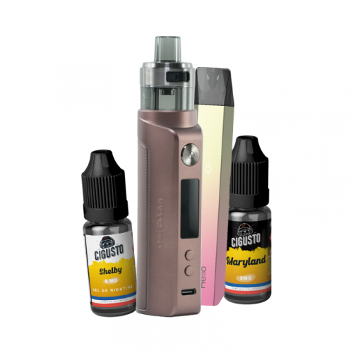 Pack Ecigarette Intense Je passe à la vape ClassicCigusto | Cigusto | Cigarette electronique, Eliquide