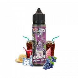 E liquide Grape Cream Soda 50 ml  Funky Ape Nicotine 0mg | Cigusto | Cigarette electronique, Eliquide